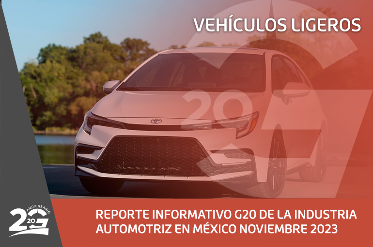 REPORTE INFORMATIVO G20 DE LA INDUSTRIA AUTOMOTRIZ EN MÉXICO NOVIEMBRE 2023
